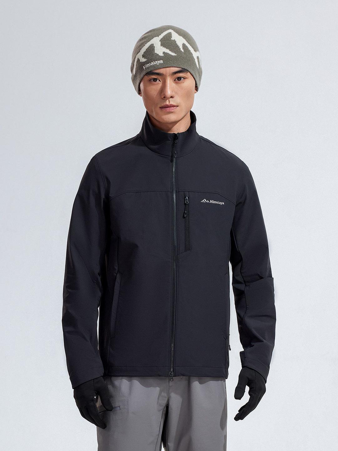 推荐商品：Himalaya/喜马拉雅 2026SS 立领防风耐磨保暖户外徒步登山夹克 A16BR21111 幻影黑