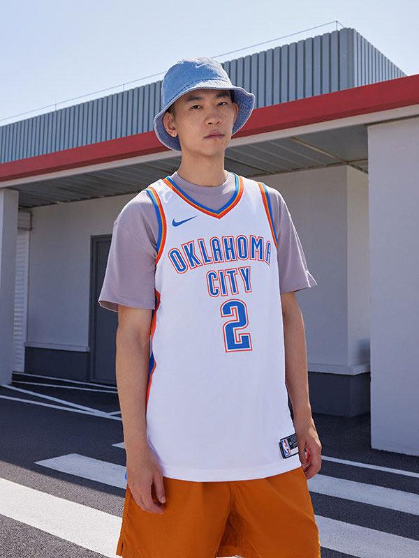 推荐商品：Nike SGA 雷霆队城市版排汗吸湿2号无袖球衣 22-23/City/SW