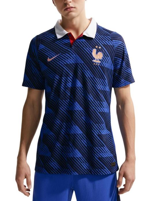 推荐商品:Nike/耐克 2026SS 美加墨世界杯 法国国家队 翻领透气印花短袖足球服 蓝