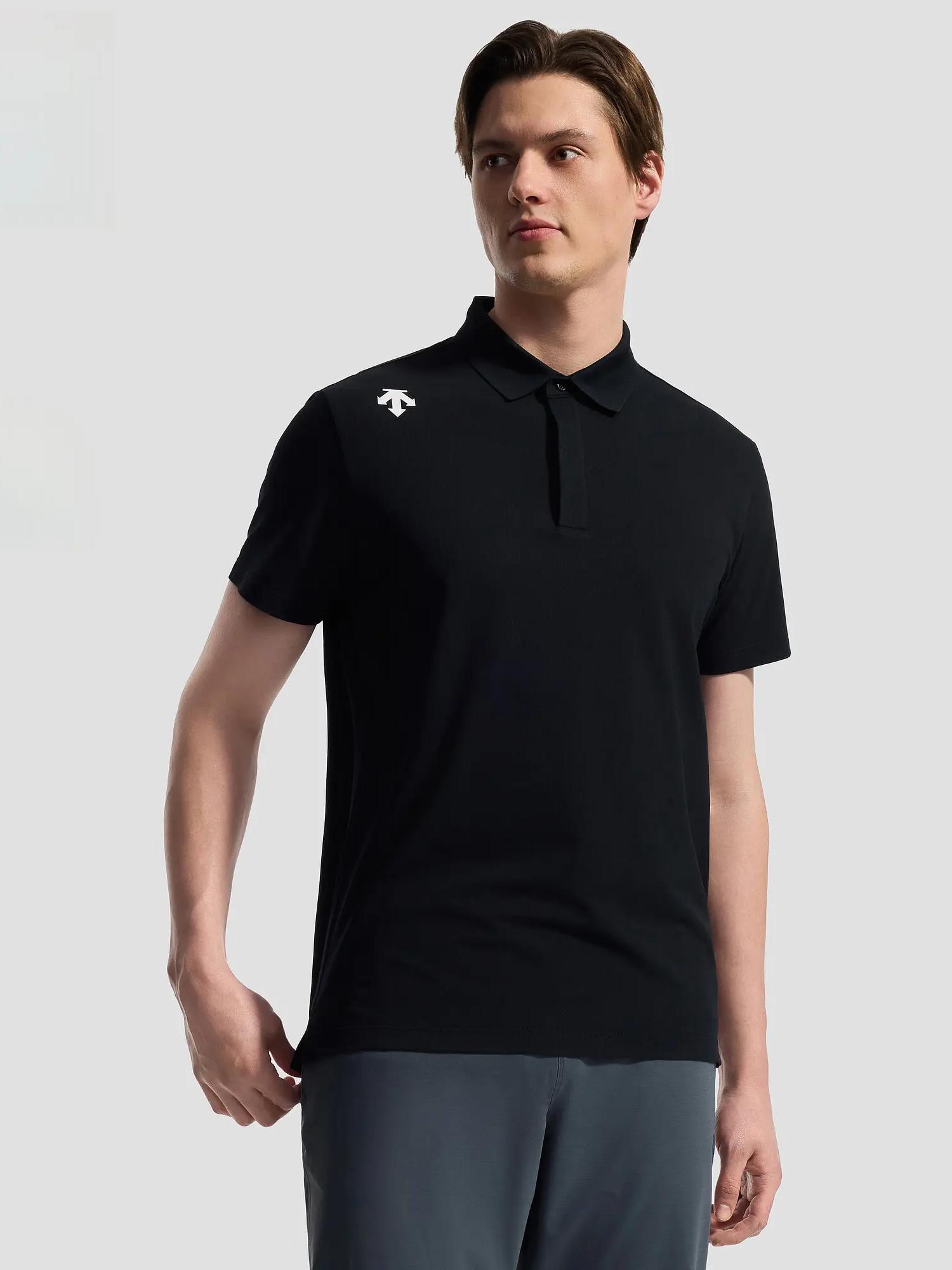 推荐商品：DESCENTE/迪桑特 2026SS TRAINING系列吸湿速干翻领短袖Polo衫 D6291TPS58 黑
