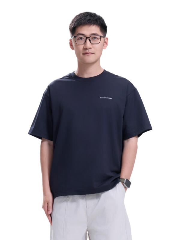 推荐商品：影视飓风 2026SS 速干透气凉感短袖T恤 B5-TS01 星夜黑