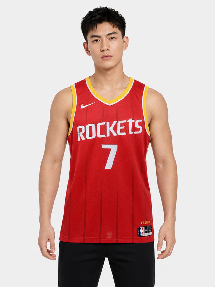 推荐商品：Nike/耐克 套头V领无袖篮球服 红