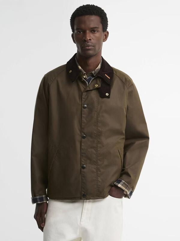 推荐商品：Barbour/巴伯尔 防风保暖耐磨夹克 MWX2615 棕