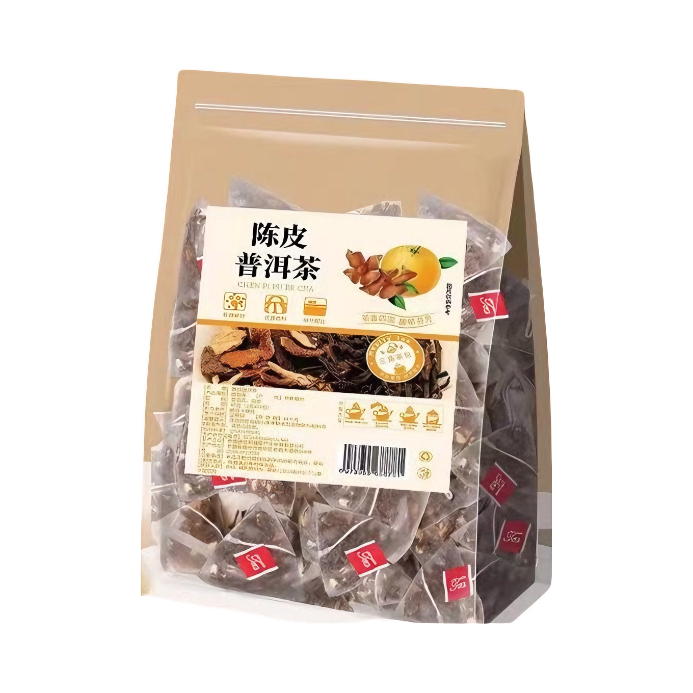 推荐商品：玉盏清 陈皮普洱茶 袋装