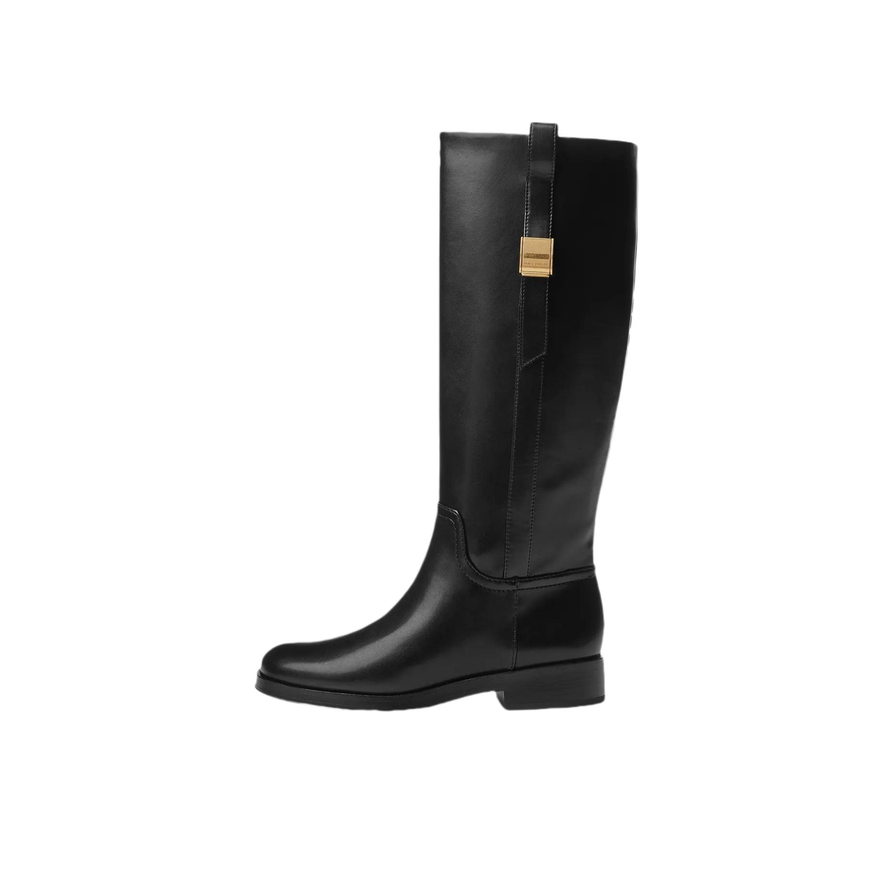 推荐商品：CHARLES&KEITH 时装靴 金属扣简约百搭 CK1-90900143 黑色