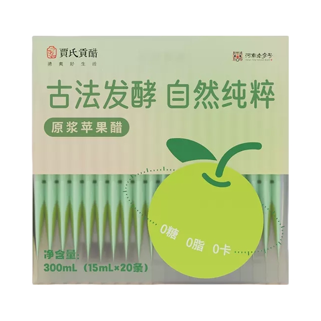 推荐商品：贾氏贡醋 原浆苹果醋 盒装