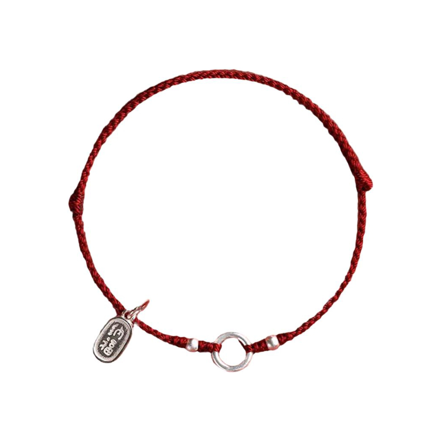 推荐商品：平安扣925银脚链