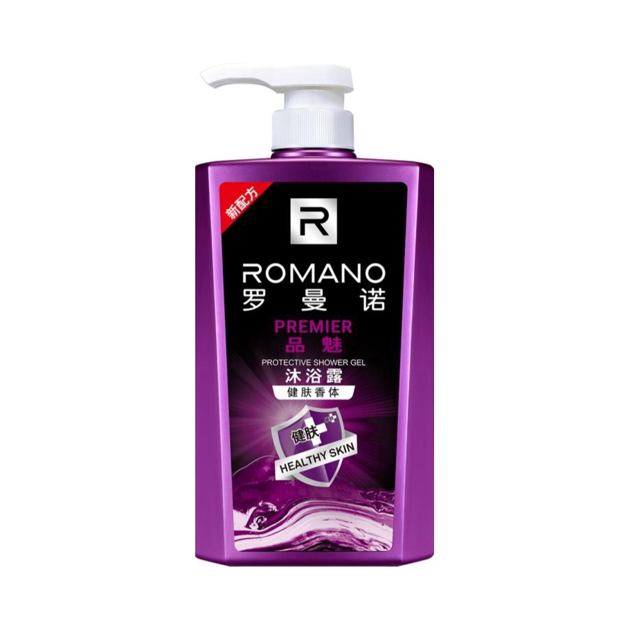 推荐商品：ROMANO/罗曼诺 净澈持久留香古龙男士专用沐浴露 清爽控油健肤补水