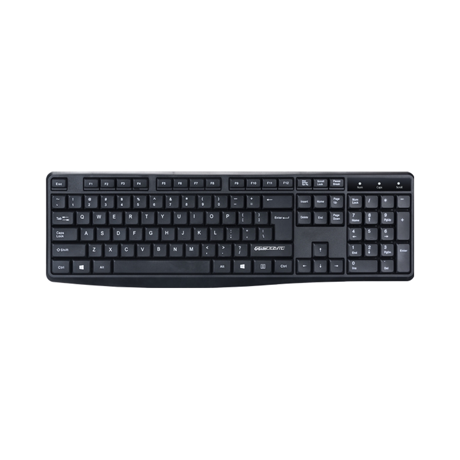 推荐商品：GESOBYTE/吉选 K139W 无线 薄膜键盘 104键 安静低噪