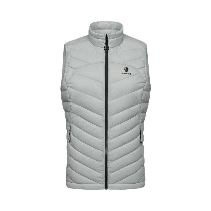 推荐商品：BLACK YAK/布来亚克  保暖无袖轻薄羽绒轻量马甲 女装 WVW312 银灰