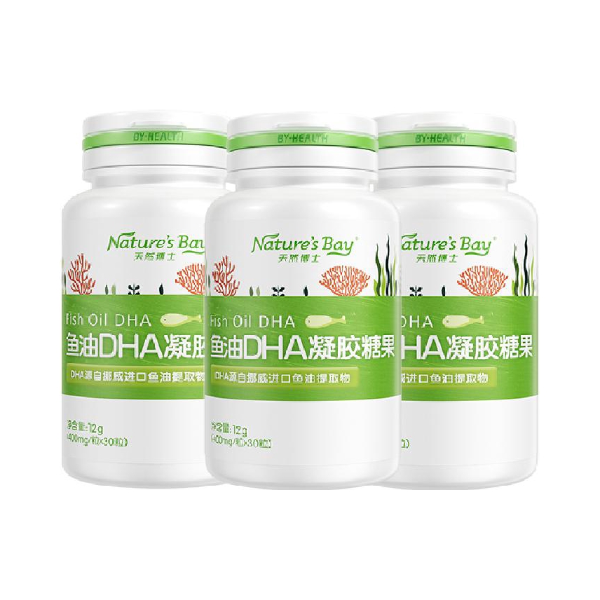 推荐商品：天然博士/Nature‘s Bay 幼儿童宝宝深海鱼油DHA凝胶糖果