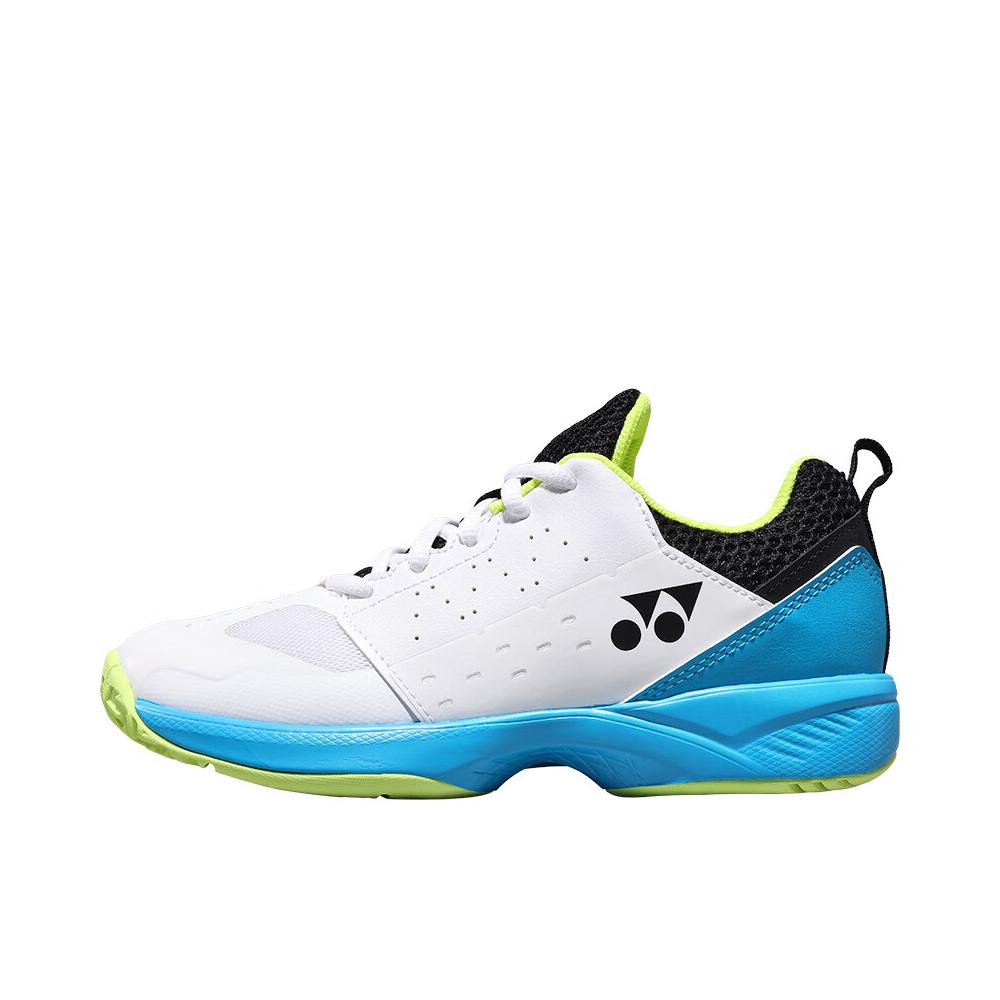 推荐商品：YONEX/尤尼克斯 Sonicage 3系列 舒适透气 减震 防滑 包裹性 耐磨 网球鞋  白海蓝