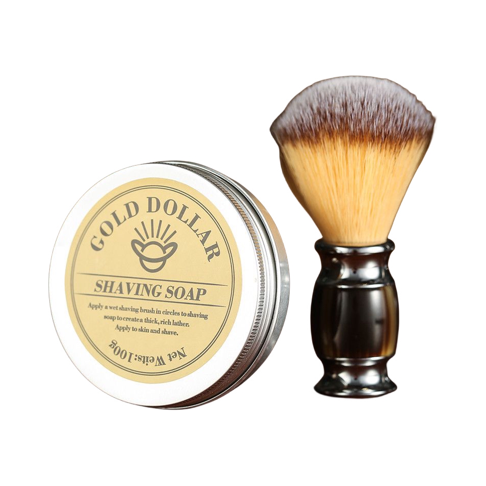 推荐商品：金元 须泡皂毛刷套装 便携挂钩