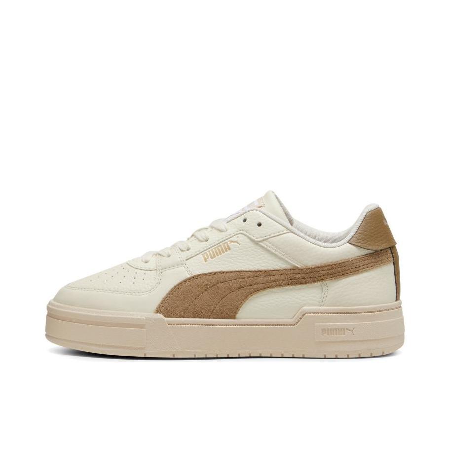 推荐商品：Puma/彪马 Ca Pro Classic 板鞋 舒适透气防滑耐磨厚底百搭复古时尚网球风拼接 金色