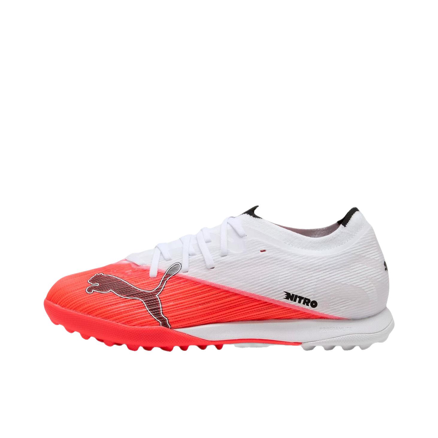 推荐商品：Puma/彪马 ULTRA 7 TT 足球鞋 胶质碎钉人造草坪防滑轻盈 红色/黑色/白色