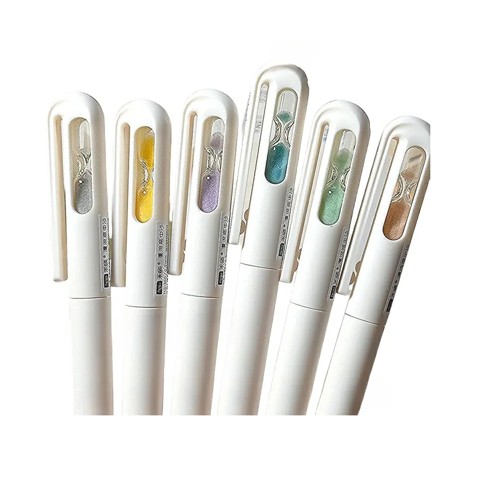 推荐商品：典轩 0.5mm CS头 漂流瓶沙漏中性笔