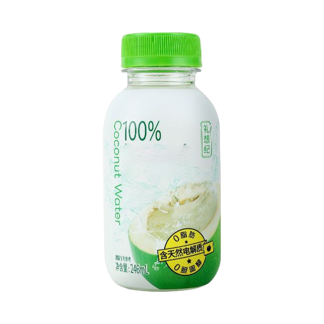 推荐商品：礼想纪 100%鲜椰子水 瓶装 246ml