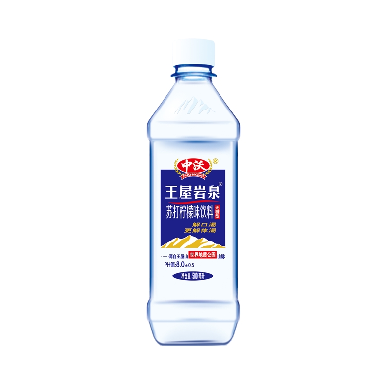 推荐商品：中沃 王屋岩泉苏打水 500ml 瓶装