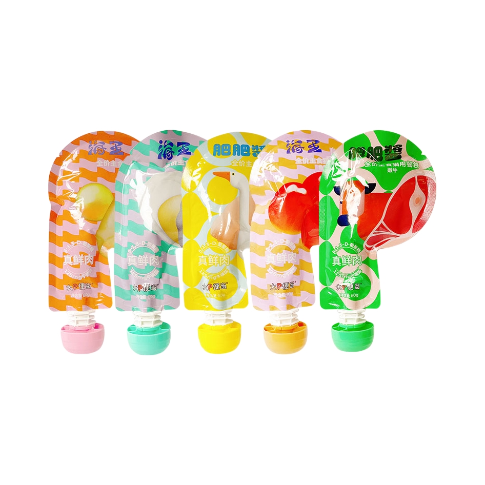 推荐商品：大P便当 混合口味真鲜肉全价猫主食餐包营养滋补