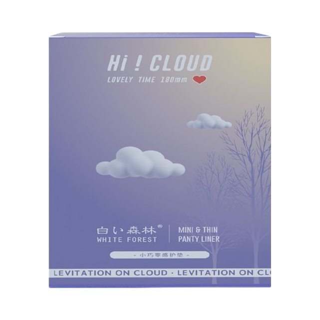 推荐商品：WHITE FOREST/白森林 云感茶多酚透气日用护垫卫生巾