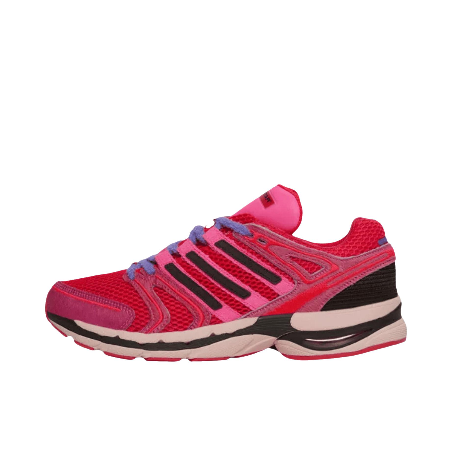 推荐商品：adidas AdiStar Control 5 跑鞋 复古耐磨支撑防滑贴合网面耐穿 SNIPES联名/玫红色