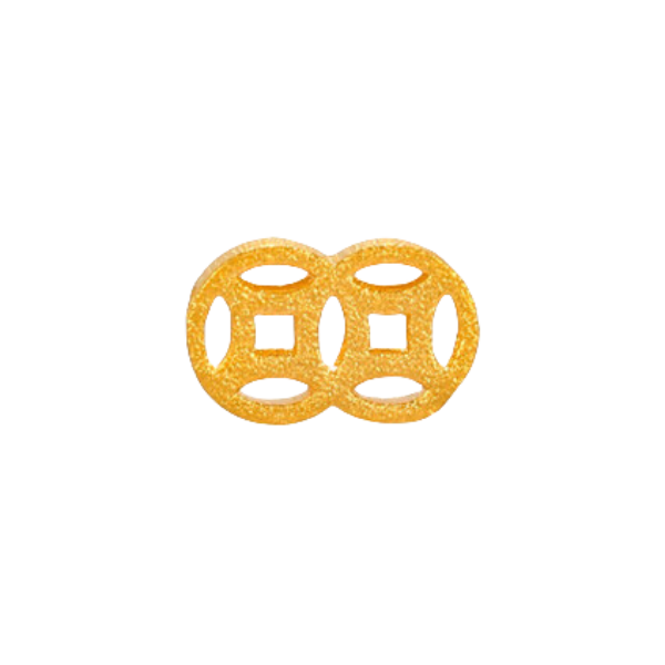 推荐商品：喜上眉梢 古法传承双钱币足金串饰