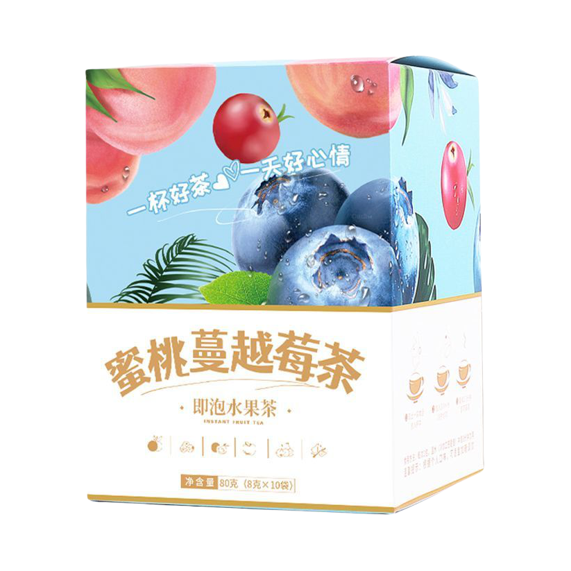 推荐商品：蒲草茶坊 蜜桃蔓越莓茶 盒装