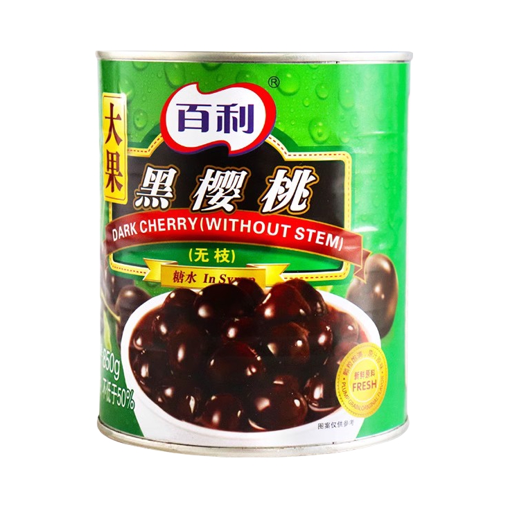 推荐商品：百利 大果黑樱桃罐头 罐装