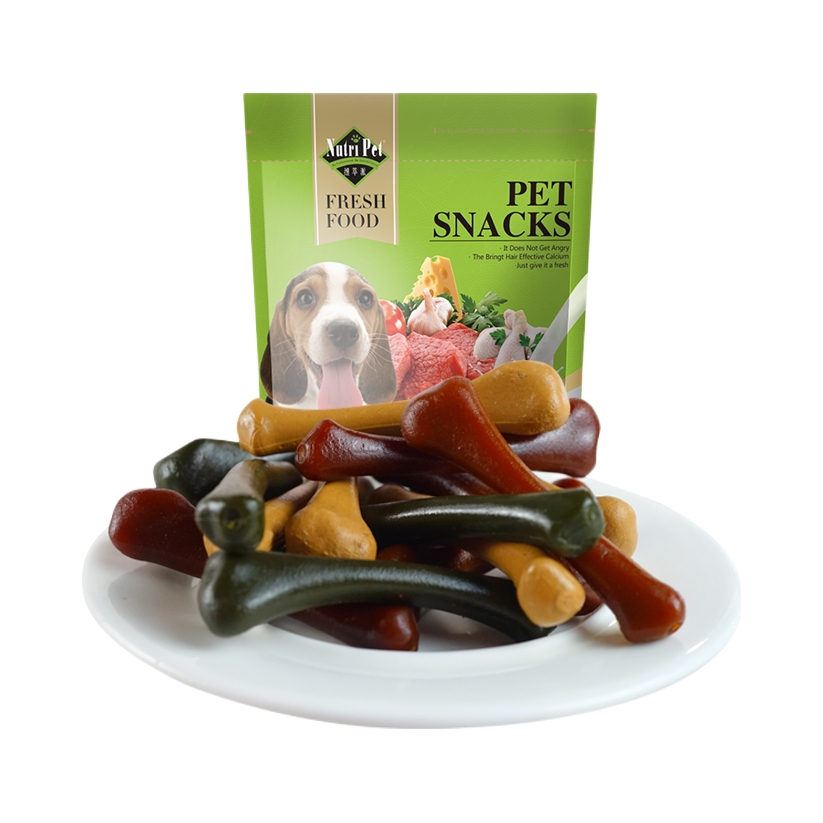 推荐商品：Nutri Pet/纽萃派 高钙洁齿骨狗磨牙棒清新口气洁齿狗狗零食