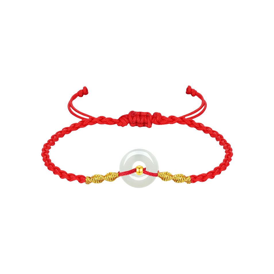 推荐商品：老凤祥 平安扣足金脚链 E62