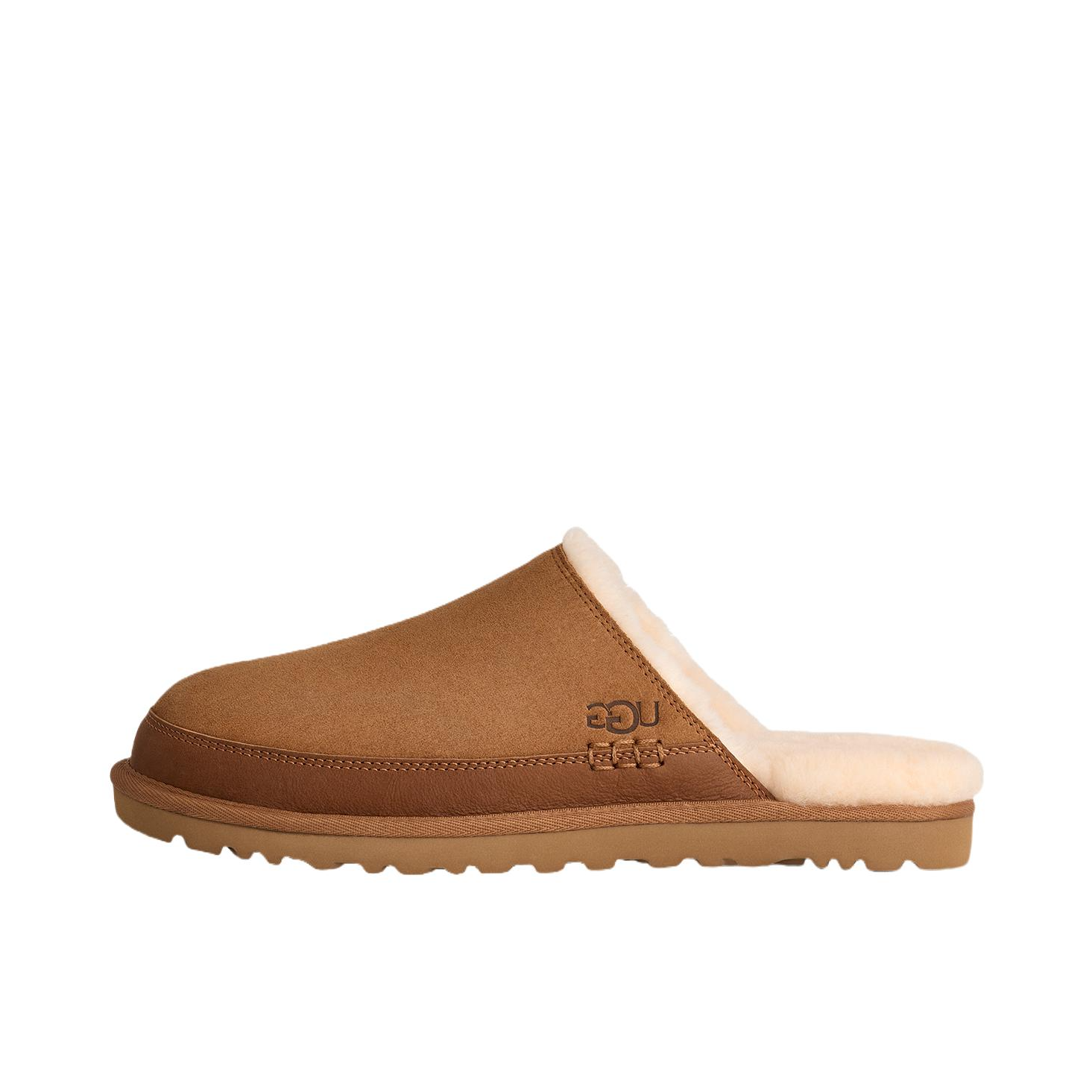 推荐商品：UGG Leisure Nomad Slide 拖鞋 轻便简约平底包头 栗色