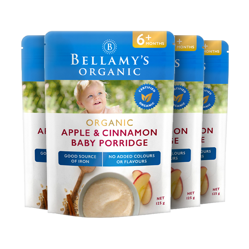 推荐商品：贝拉米/BELLAMY'S 婴幼儿高铁米粉米糊有机辅食益生元燕麦粥