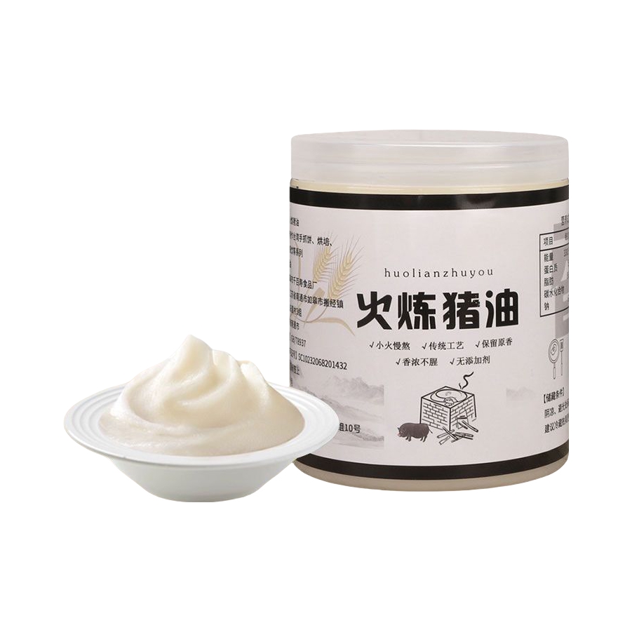 推荐商品：探花村 火炼猪油 罐装