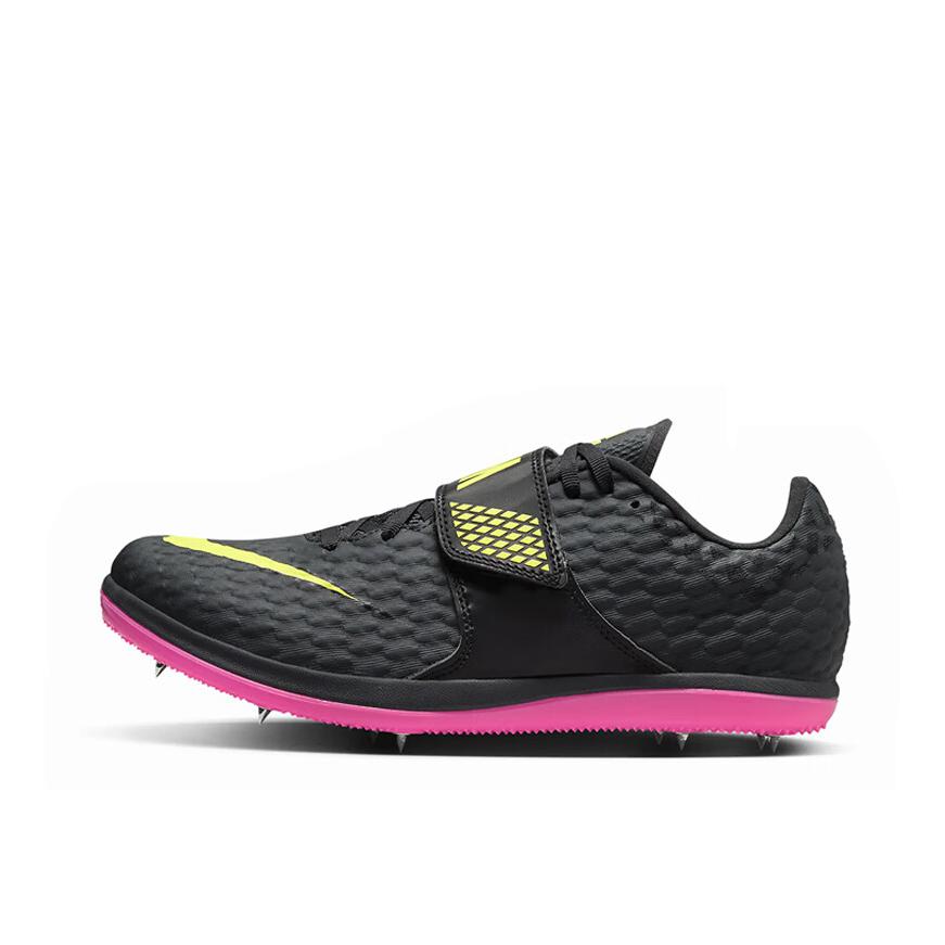 推荐商品：Nike Air Zoom High Jump Elite 跑鞋 比赛防滑耐磨舒适减震织物百搭田径跳高 黑色/粉紫色