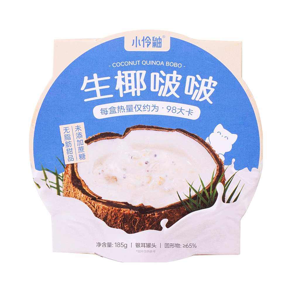 推荐商品：小伶鼬 银耳燕麦碗 185g 碗装