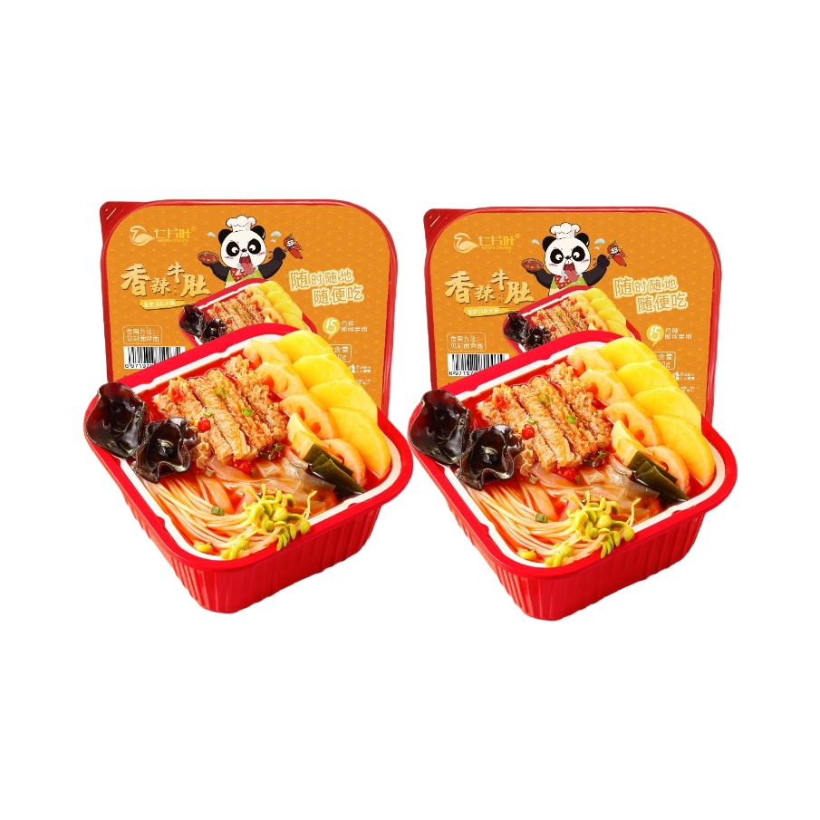 推荐商品：七片叶 自热火锅 2口味组合