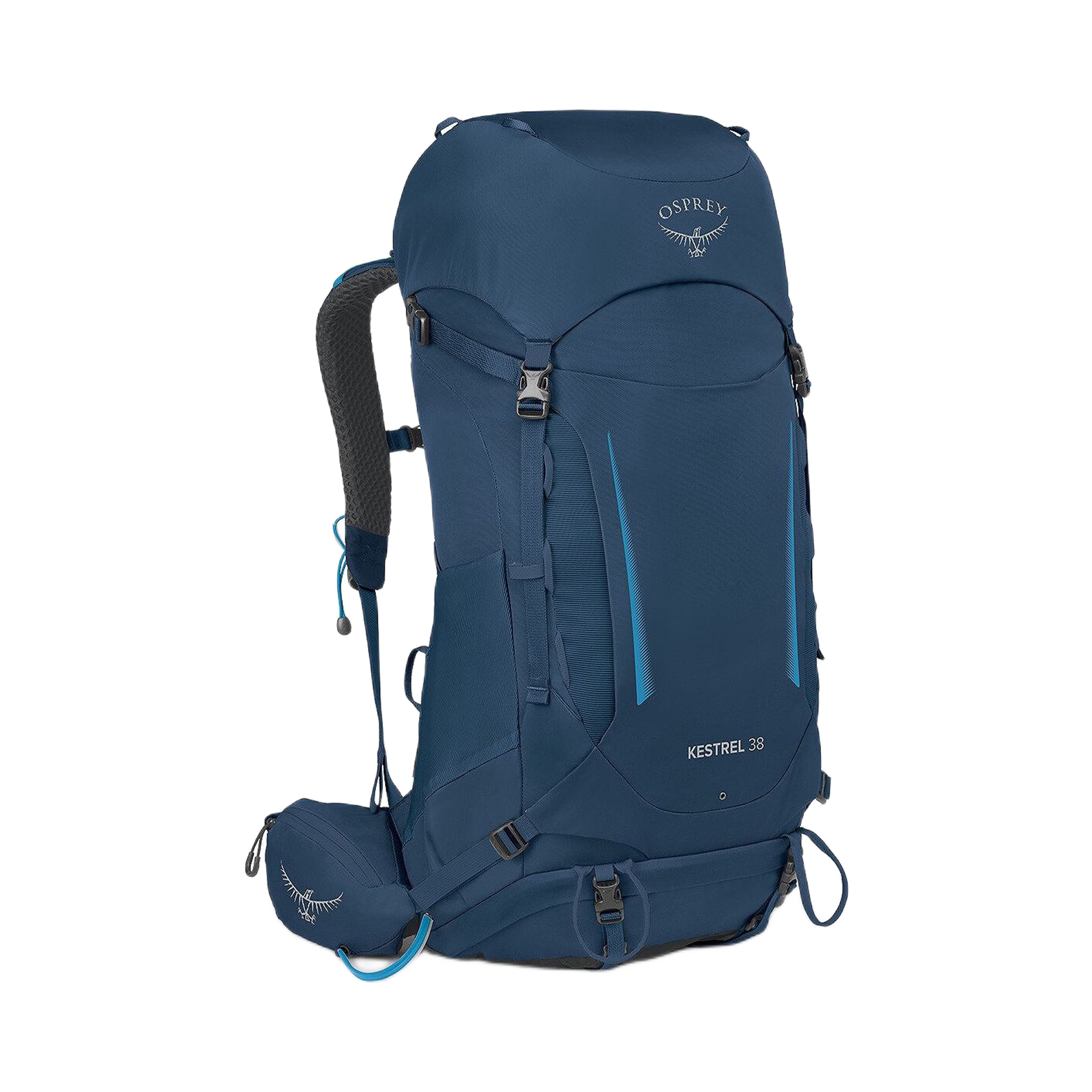 推荐商品：Osprey Kestrel 拉链开合大容量轻量再生尼龙书包背包双肩包 38L 48L 58L 68L