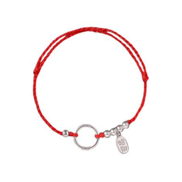 推荐商品：中国黄金 平安扣999足银脚链