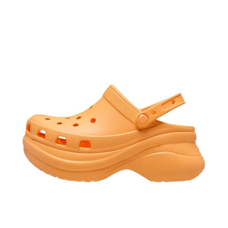 推荐商品：Crocs/卡骆驰 Classic BAE Clog 小鲸鱼 复古 坡跟 厚底 增高 防滑耐磨 涉水 运动 沙滩 圆头 洞洞鞋 凉鞋 女款/蛋黄色
