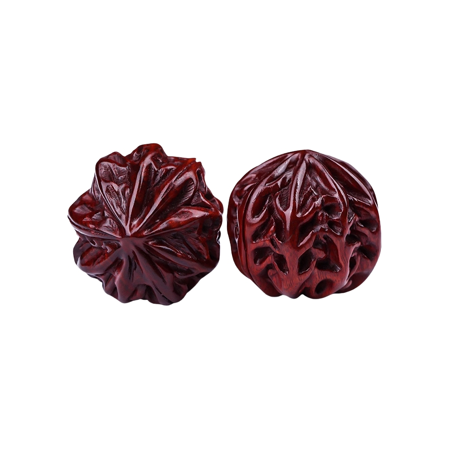 推荐商品：古木匠 小叶紫檀核桃实木把件 10081380426134