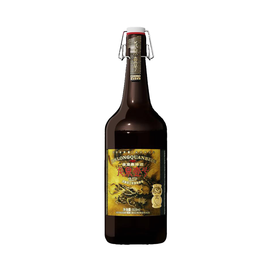 推荐商品：CHERO/金龙泉 龙泉壹号 双酵母二发精酿啤酒 13°P 瓶装
