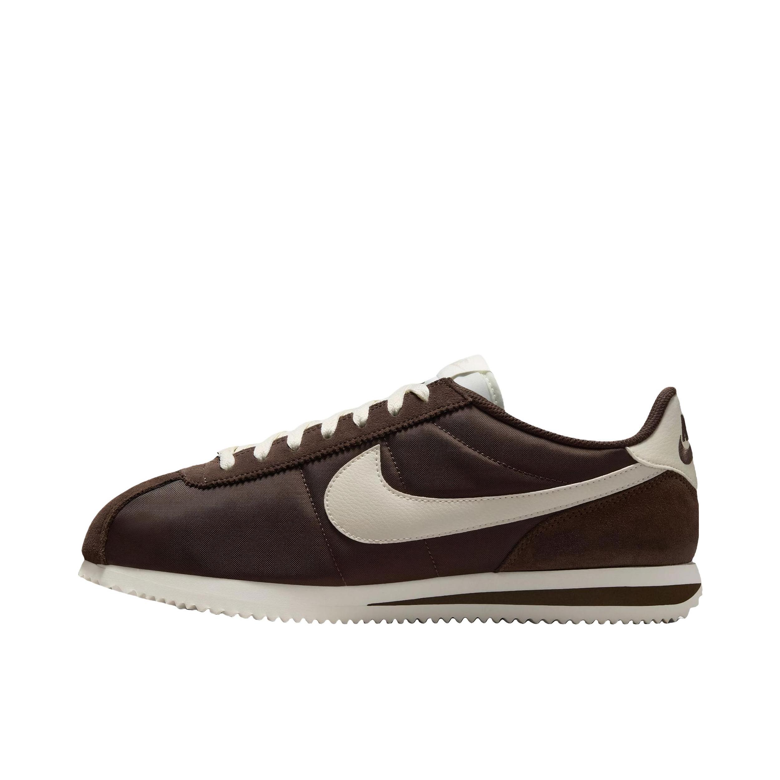 推荐商品：Nike Cortez Textile 运动休闲鞋 百搭耐磨低帮厚底跑鞋风 棕色