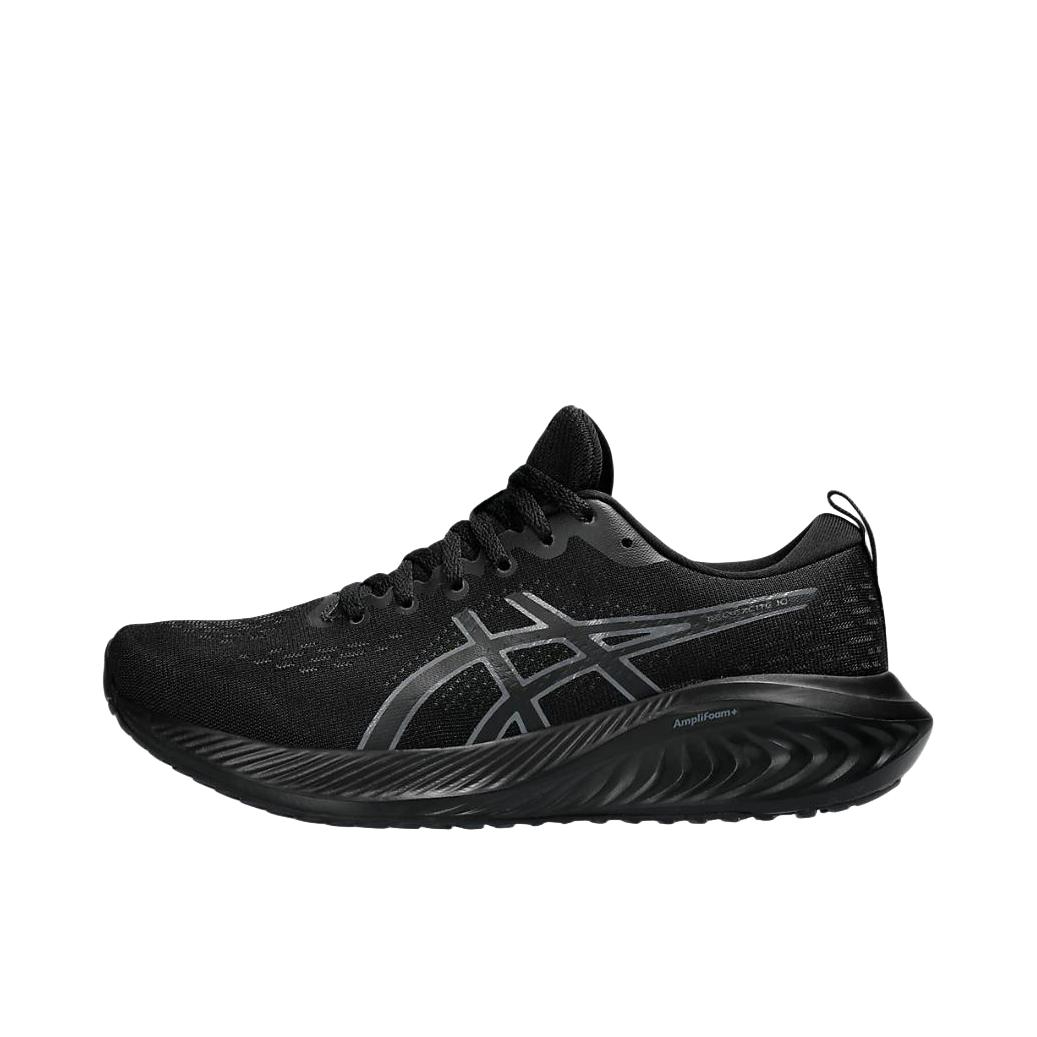 推荐商品：Asics/亚瑟士 Gel-Excite 10 跑鞋 减震轻量回弹防滑耐磨舒适软底稳定支撑网面透气织物短跑耐穿耐用 女款/纯黑色