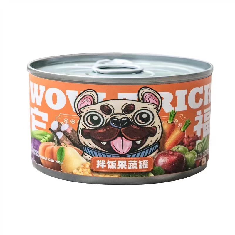 推荐商品：WOW TRICK/它福 果蔬拌饭狗罐头营养低脂狗狗零食