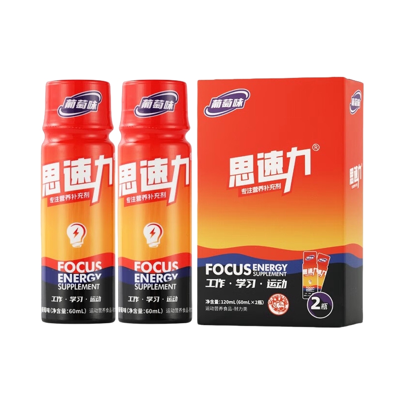 推荐商品：思速力 牛磺酸功能饮料 60ml 瓶装