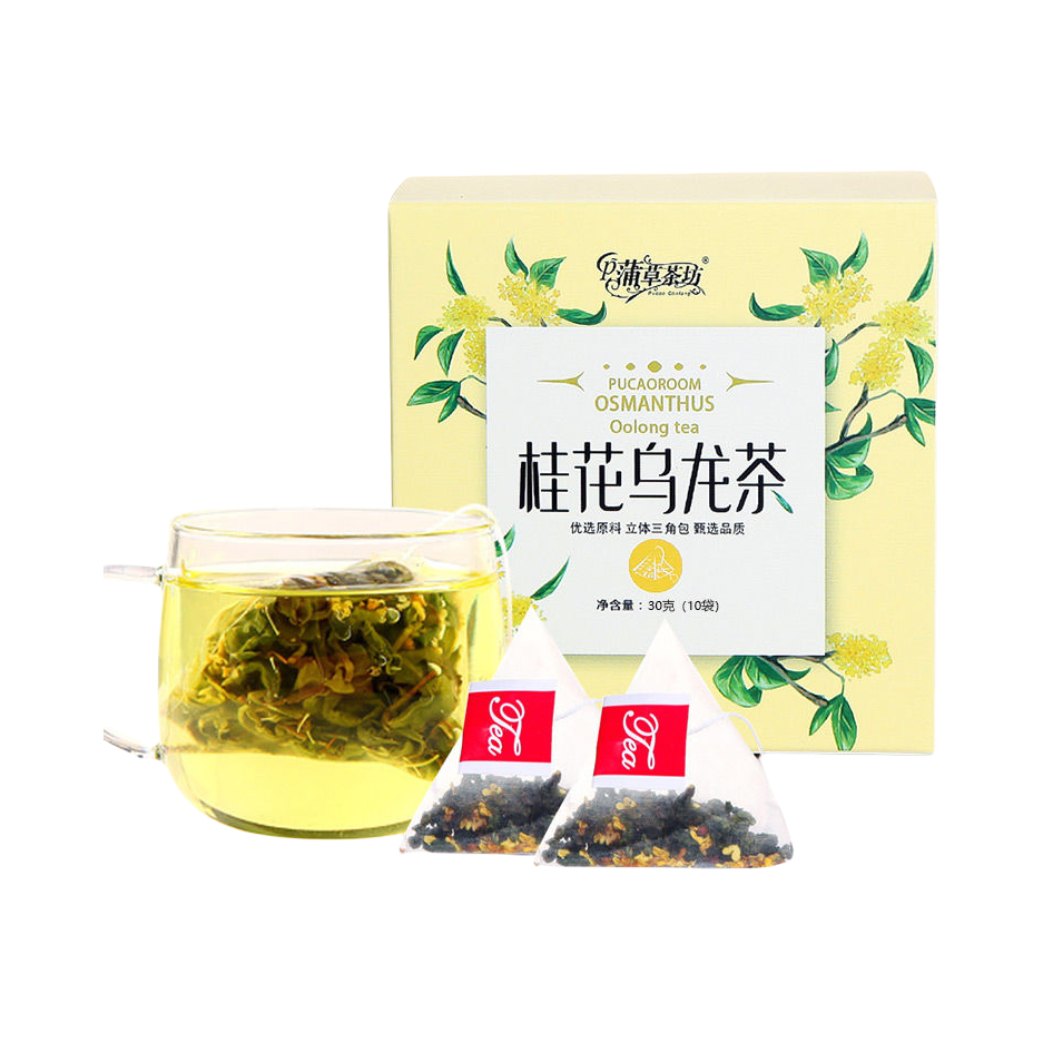 推荐商品：蒲草茶坊 桂花乌龙茶 盒装