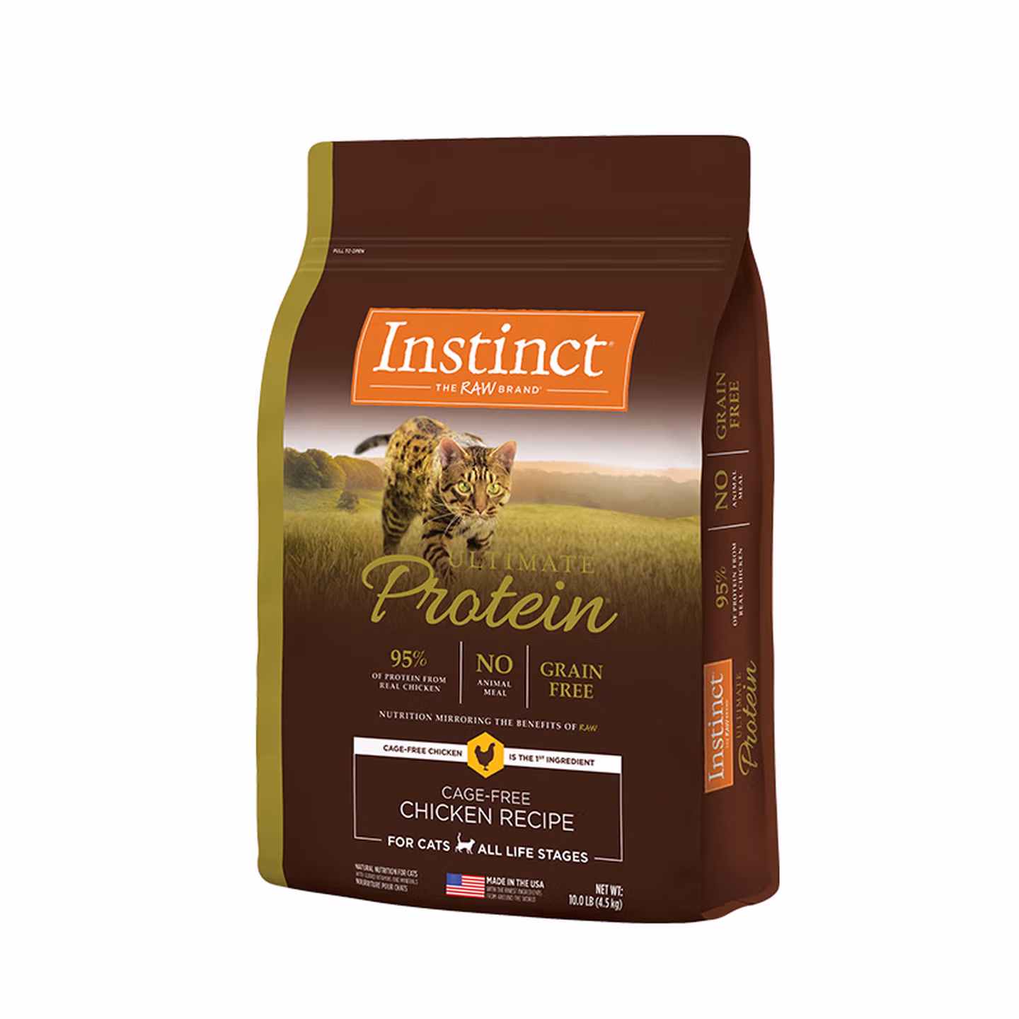推荐商品：Instinct/生鲜本能百利 金质高蛋白系列全价全阶段鸡肉味 膨化猫粮 增强免疫美毛防软便增肌发腮