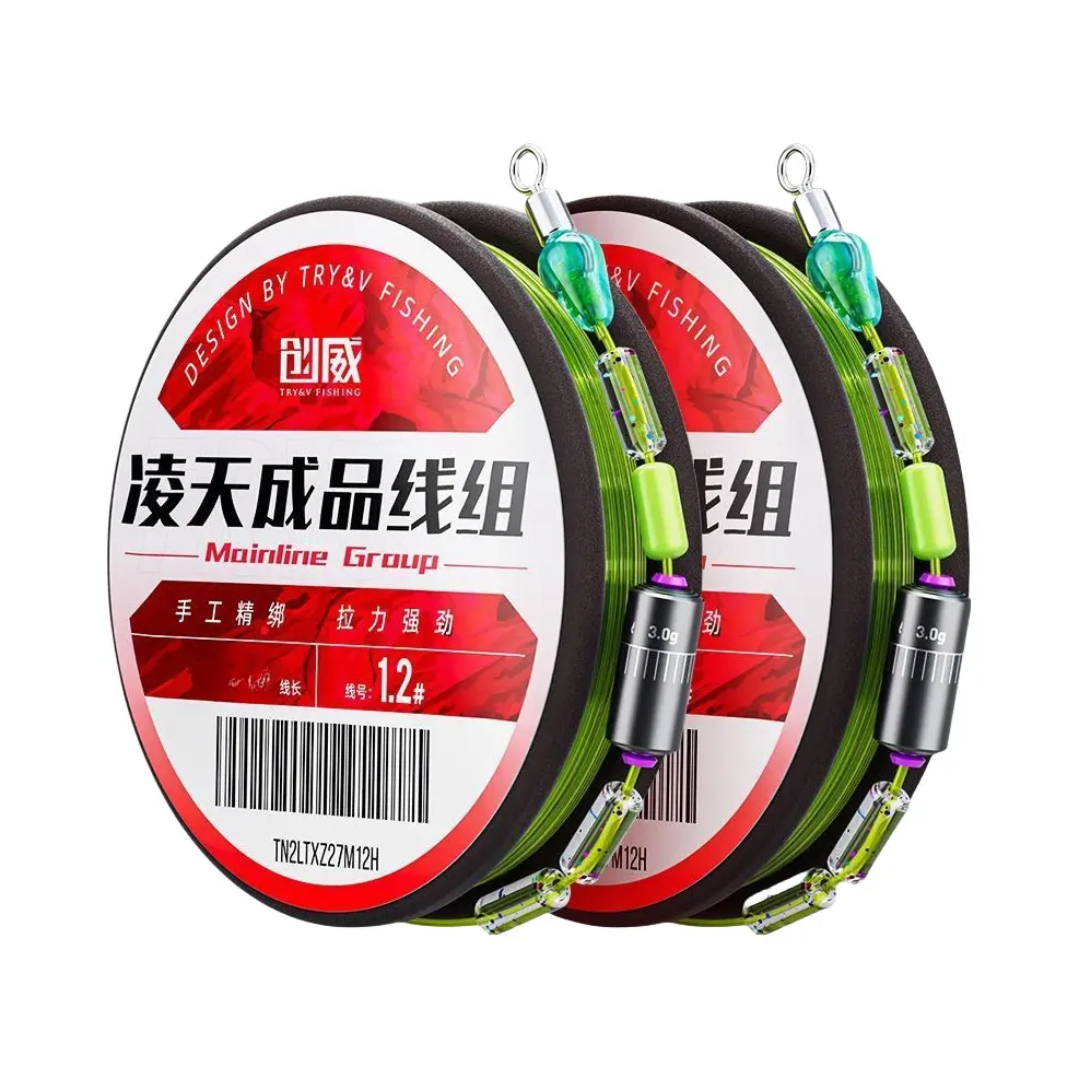 推荐商品：创威 凌天 绑好 超强拉力 组成品 结实 无结 耐拉 台钓 鱼线 线组