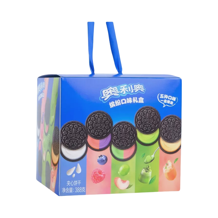 推荐商品：Oreo/奥利奥 夹心饼干 388g 缤纷口味 礼盒装