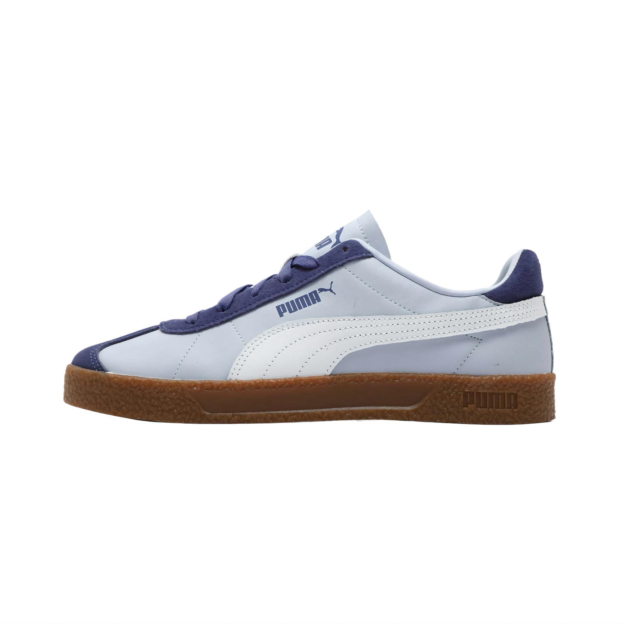 推荐商品：Puma/彪马 Club SL 运动休闲鞋 舒适轻便防滑耐磨复古百搭时尚薄底 天空蓝/湖蓝色/白色